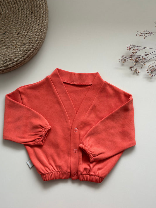 Kiremit Penye Ceket - %100 Pamuk