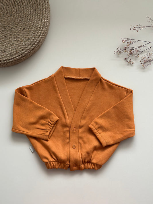 Tarçın Penye Ceket - %100 Pamuk