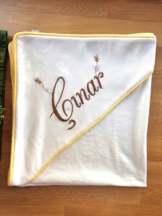 Sarı Biyeli Arılı Battaniye