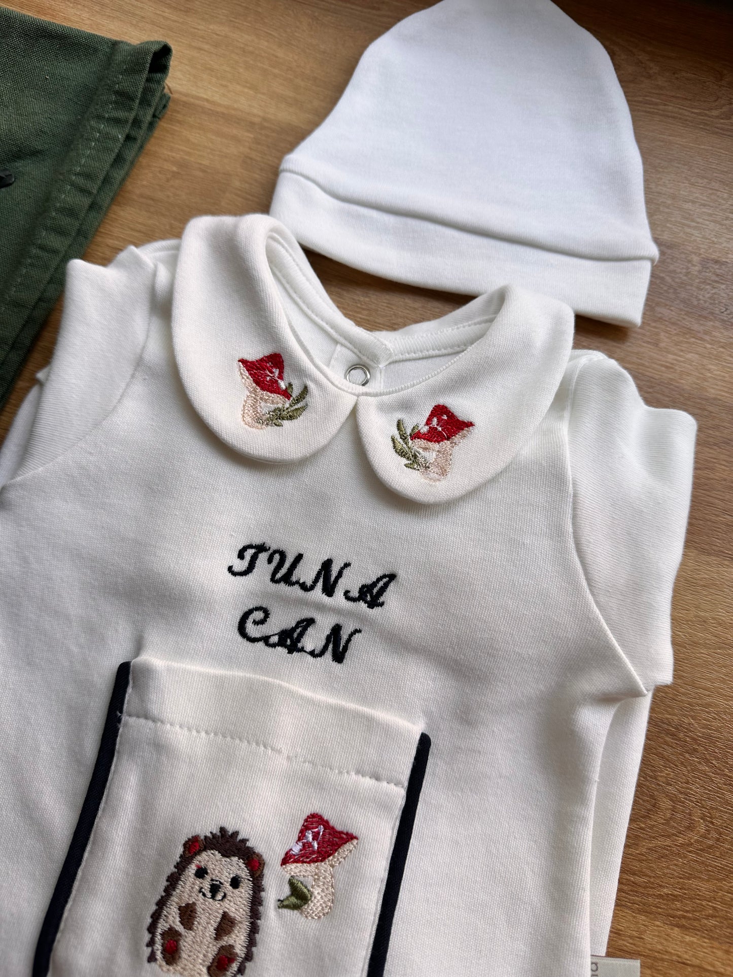 Orman Serisi - Kirpili Tulum ve Bere (Süs Cep Detaylı)