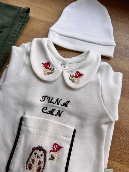 Orman Serisi - Kirpili Tulum ve Bere (Süs Cep Detaylı)