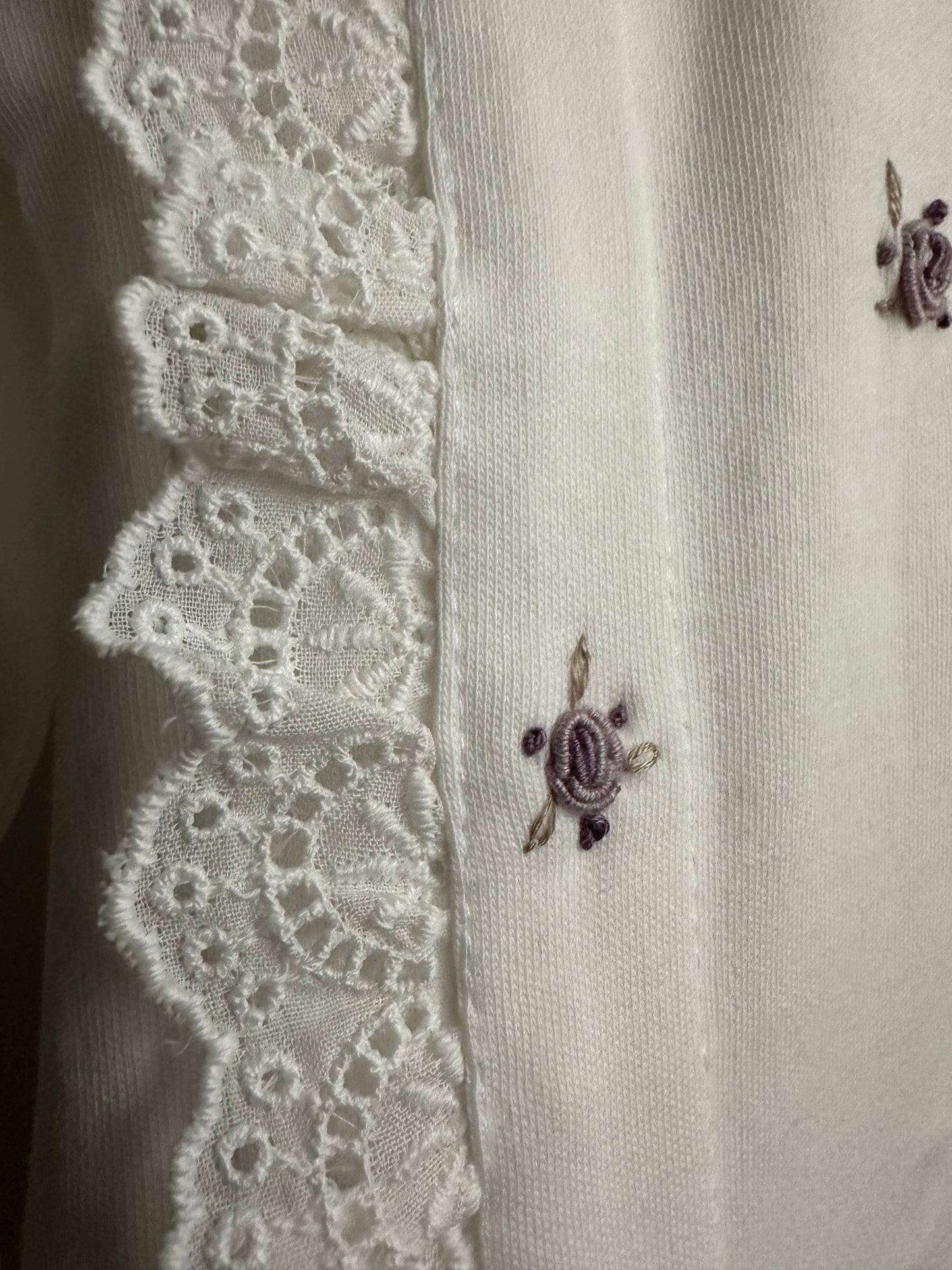 Purple Multi-Flowered Jumpsuit and Flat Hat