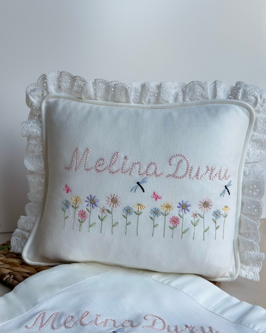 Fistolu Bahçe Set - (Tulum, şapka, battaniye, yastık)