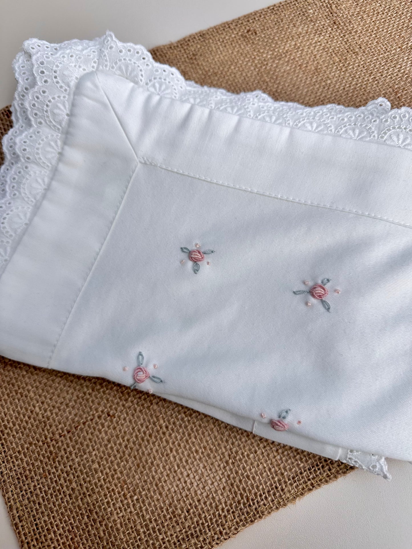 Pembe Dal Çiçekli Battaniye