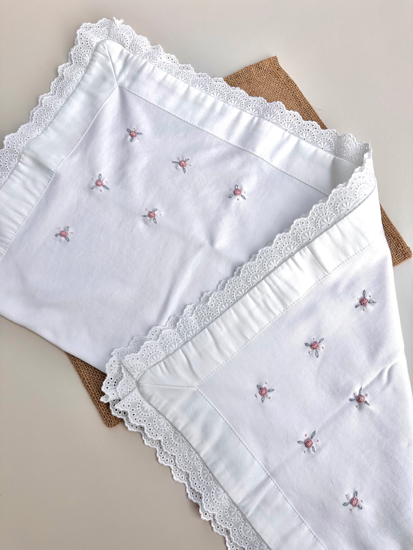 Pembe Dal Çiçekli Battaniye