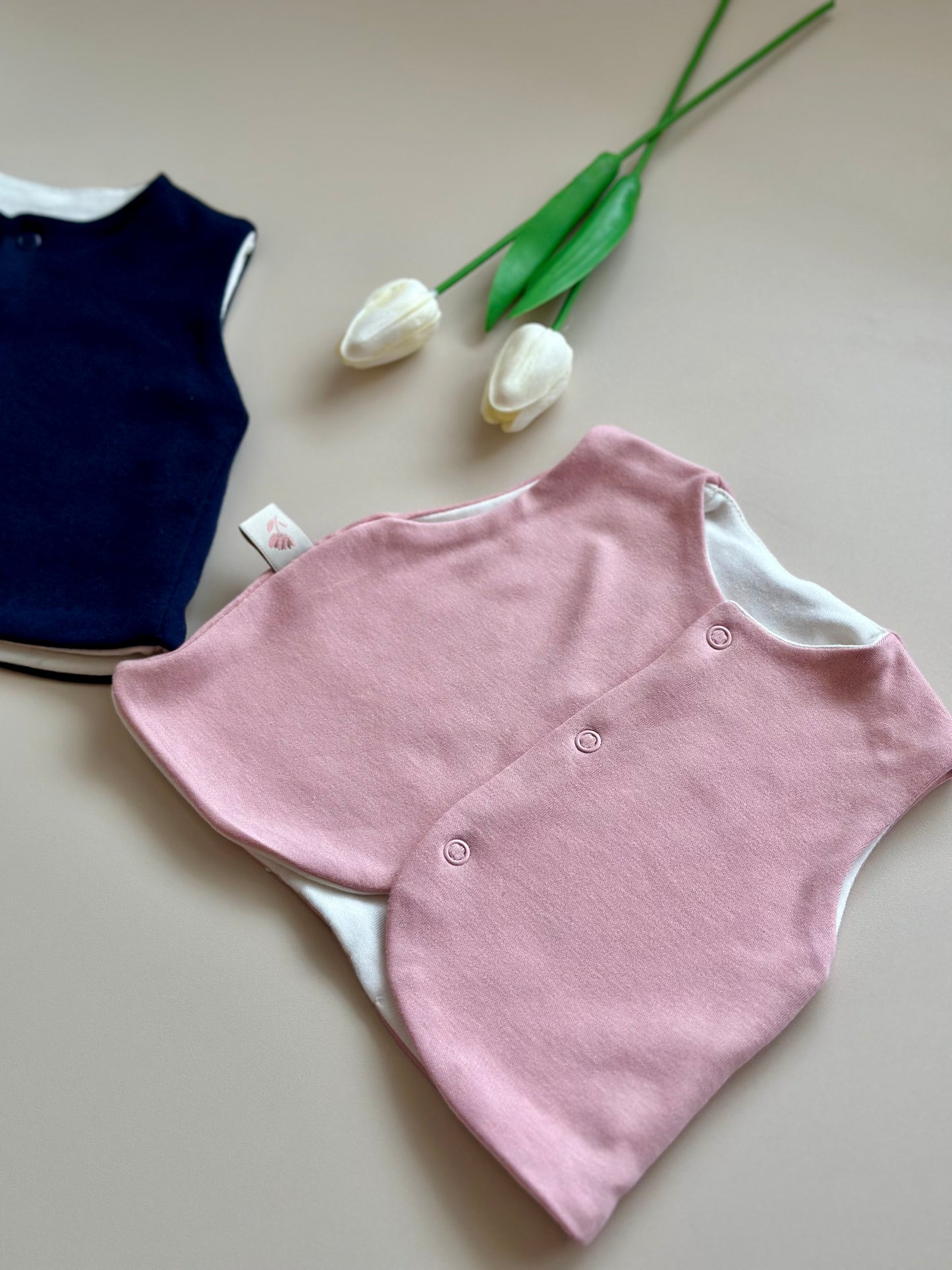 2'li Yelek - Lacivert & Pembe