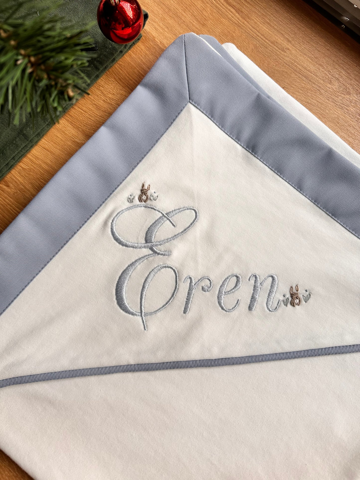 Mavi Tavşanlı Battaniye