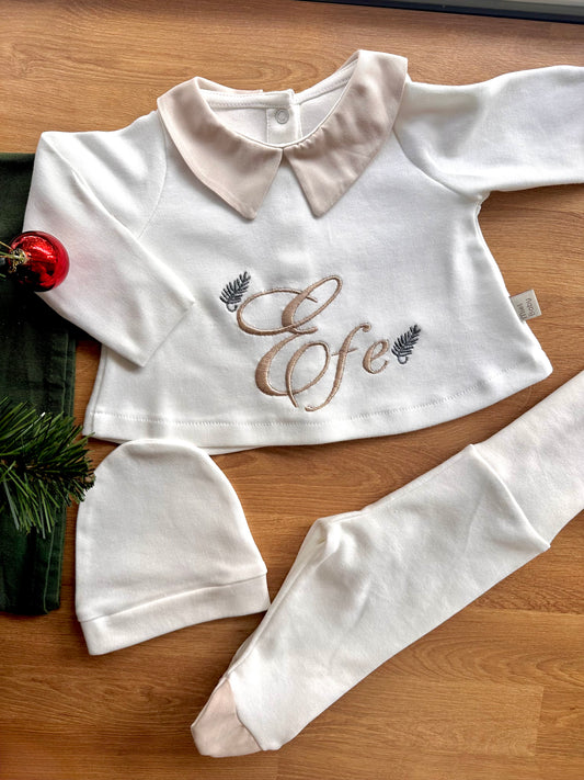 Tek İsimli Alt Üst Şapka Hastane Çıkışı