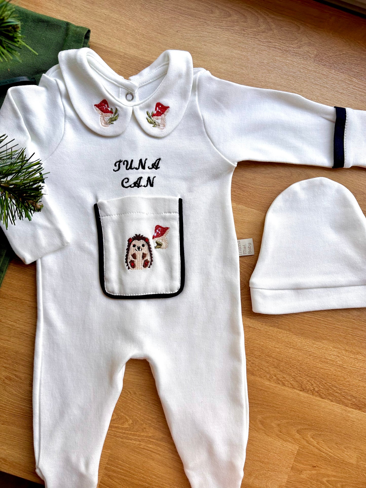 Orman Serisi - Kirpili Tulum ve Bere (Süs Cep Detaylı)