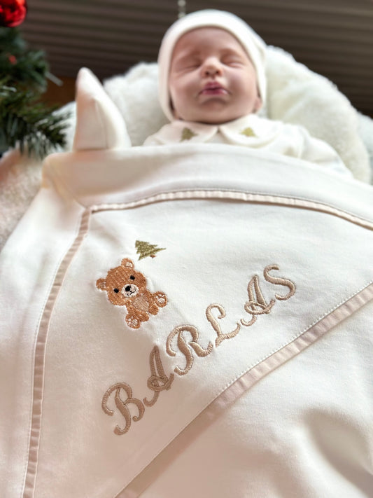 Orman Serisi - Ayıcık (Tulum, Şapka, Battaniye ve Yastık)