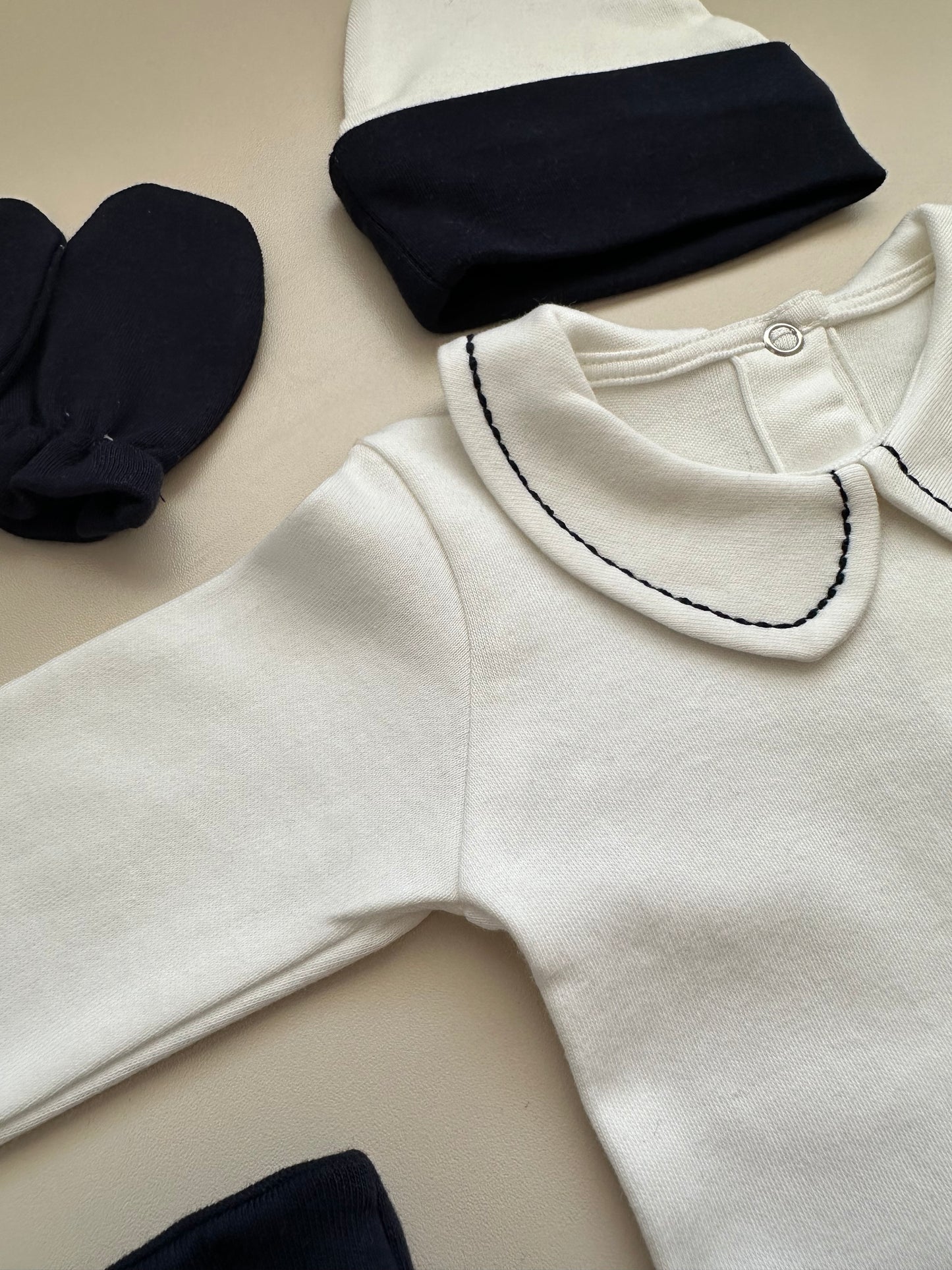 Navy Blue 4 Piece Hospital Set (Body, Pants, Beanie and Gloves)