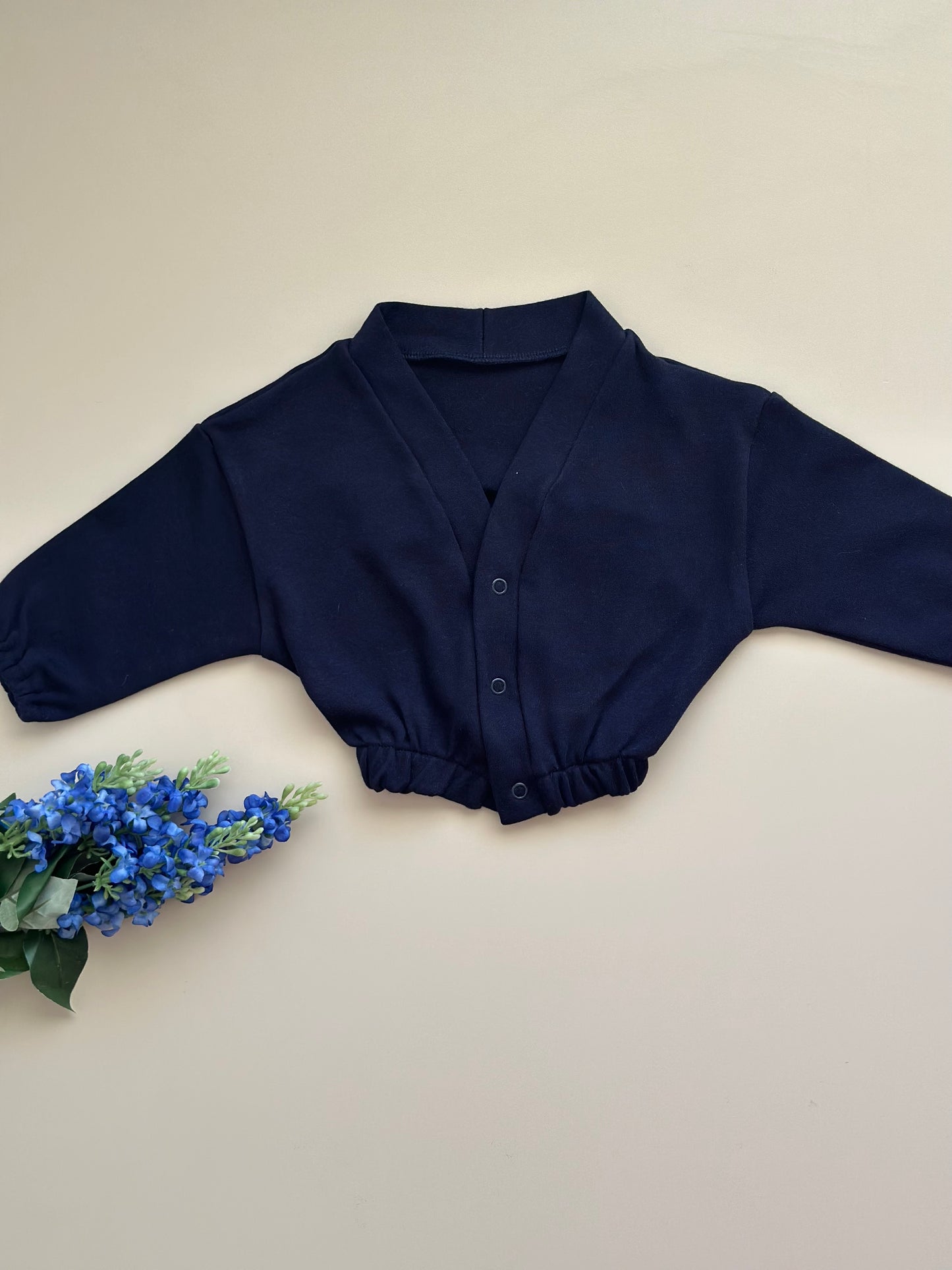 Lacivert Penye Ceket - %100 Pamuk