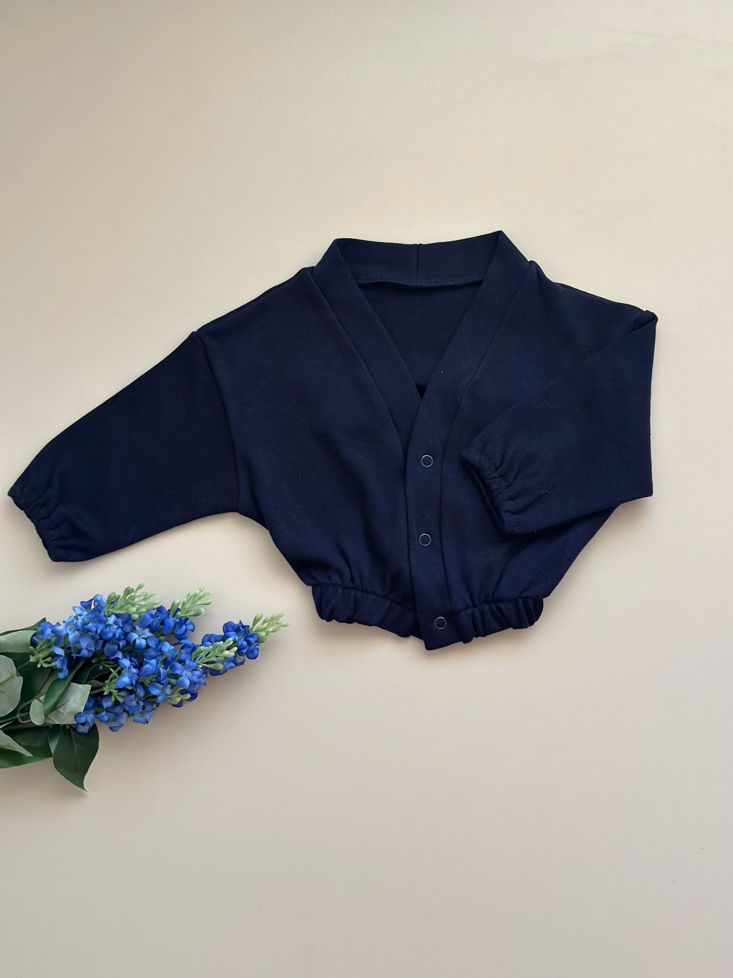 Lacivert Penye Ceket - %100 Pamuk