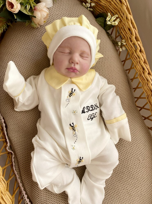 El İşlemesi Erkek Arılı Tulum ve Şapkası