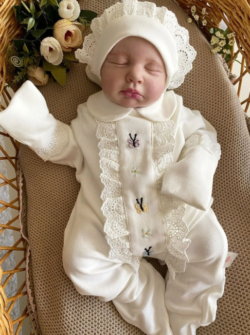 Scallop Girl Butterfly Overalls and Hat