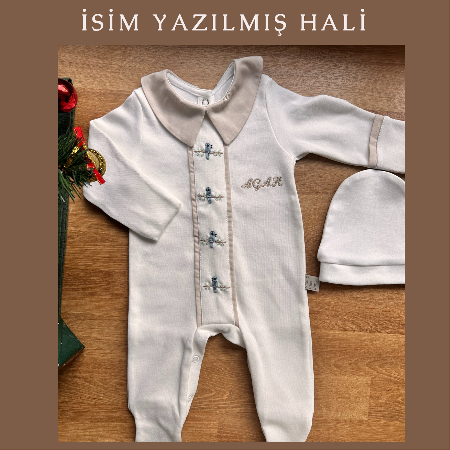 Milky Bird Overalls and Hat