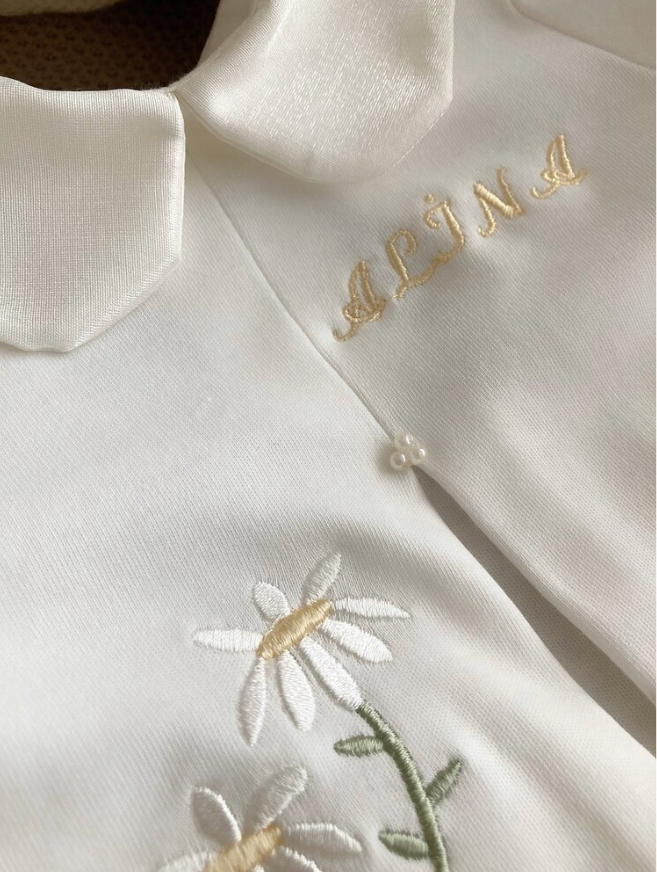 Daisy Bunch Named Newborn Romper and Hat