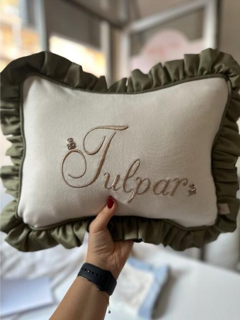 Khaki Teddy Bear Pillow (pillow only)